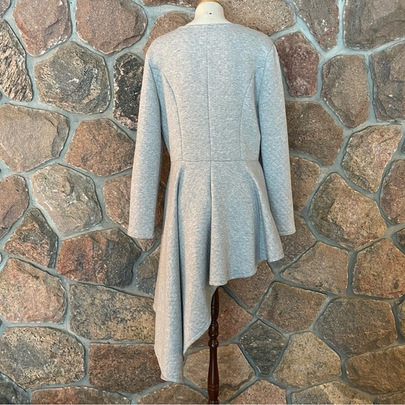 Unique handmade asymmetrical waterfall blazer - Picture 2 of 7